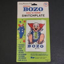 Vintage Larry Harmon’s TV BOZO THE CLOWN Switchplate Light Switch Cover 1960s - £16.45 GBP