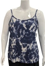 George Plus Women&#39;s Sleeveless White Tie Dye Tank Top 3X New - $13.99