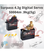 SURPASS Hobby 4.3g Metal Gear Micro Servo for RC plane Robot 1/24 1/28 T... - $15.11 CAD
