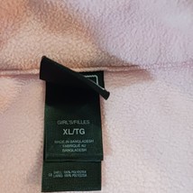 The North Face Youth/Girl’s Pink Full Zip Fleece Jacket Pockets Size XL  image 4