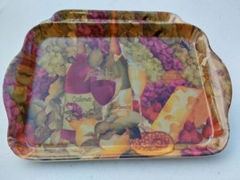 Appetizer Trays Small 8x5.5 Melamine Wine Grape Cheese Cabernet Chardonn... - $23.08