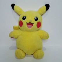 Build a Bear Workshop Pikachu Large Plush Pokemon BAB 17” Stuffed Mark On Head - £23.38 GBP