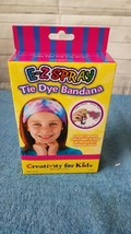 Creativity for Kids E-Z Spray Tie-Dye Fabric Bandana Arts &amp; Craft Kit--Ages 7+ - £3.79 GBP