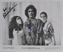 Rocky Horror Picture Show Cast Signed Photo X3 - Tim Curry ++ w/COA - £310.94 GBP