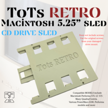 Apple Macintosh 5.25” Drive sled for CD ROM 3d Printed part # 815-1122 - $186.75 MXN