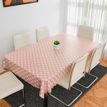 Table Cover Poly Vinyl Dining Table Cloth Center Table Cover 54x84 Inch - £20.66 GBP