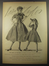 1954 Lord &amp; Taylor Loungees Housecoats Ad - The Ladies of the House - $18.49