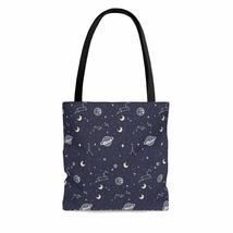 Spacy Galaxy Trend Color 2020 Evening Blue AOP Tote Bag - £20.88 GBP+