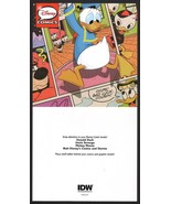 Rare Walt Disney Donald Duck PROMO IDW Comic Shelf Talker w/ Huey Dewey ... - $16.82