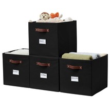 Storage Baskets 13X15X13 Storage Cube Bins With Label Holders, Kallax Storage Cu - £39.95 GBP