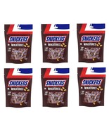 6 X Snickers Miniatures Peanuts Milk Chocolate 150 g Sweet Snack Fast Shipping - $89.30