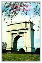 Soldiers Arch Valley Forge Park valley forge PA UNP Chrome Postcard N20 - £3.59 GBP