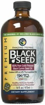 Amazing Herbs Cold-Pressed Black Seed Oil - 16oz - £57.27 GBP