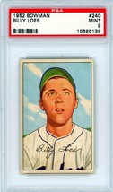 1952 Bowman Billy Loes Rookie #240 PSA 9 P1272 - £377.79 GBP