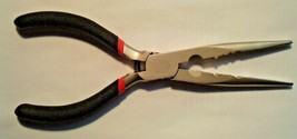 8&quot; Long Nose Fishing Plier W/WIRE Cutter Insulated Handle Durable Cutting Edge - £5.24 GBP