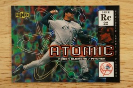 2000 Upper Deck Ionix Roger Clemens Atomic NY Yankees A14 Baseball Card - £5.81 GBP