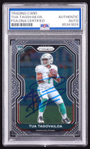 Tua Tagovailoa Signed 2020 Panini Prizm #339 RC (PSA) Rookie Card - $291.06