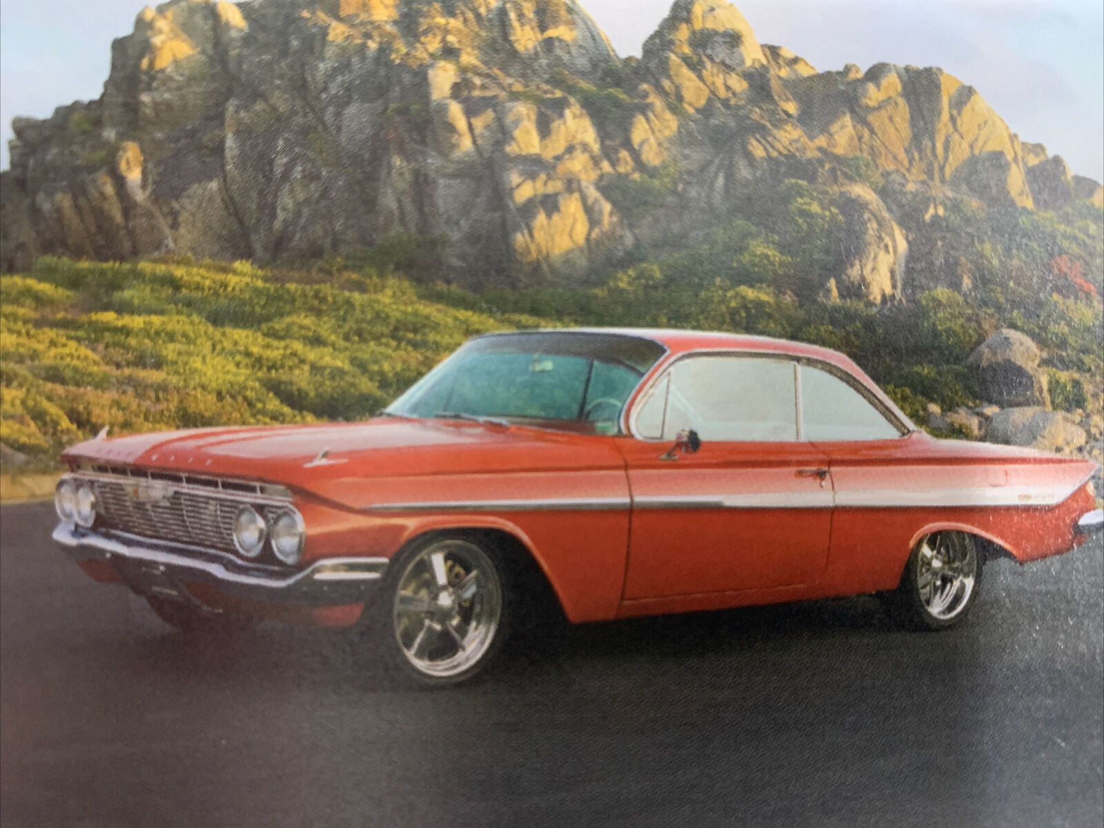 Primary image for 1961 Chevrolet Impala SS Antique Classic Car Fridge Magnet 3.5''x2.75'' NEW