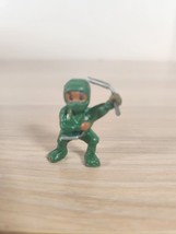 Vintage GREEN NINJA FIGHTER Cracker Jack Gumball Prize Dime Store Toy Pr... - $1.95