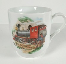 Bavaria Schumann Arzberg Canada Train 1886 Germany Ceramic Coffee Mug Cup - $13.10