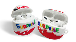 Fun Novelty Kinder Surprise Silicone Protective Case for AirPod 2nd Gen ... - $16.50+