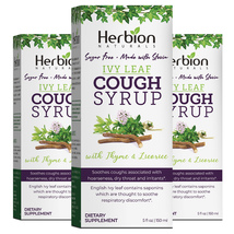 Herbion Naturals Ivy Leaf Cough Syrup with Thyme and Licorice, 5 FL Oz -... - $31.99