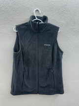 Columbia Womens Benton Springs Vest Size Large Gray Fleece Zip Up NWTs - $23.04