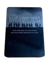 Band of Brothers DVD 6 Disc Set Complete Series Collector Tin Box + BONUS FEAT - £13.19 GBP