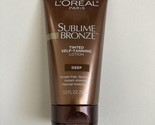 L&#39;Oreal Sublime Bronze Tinted Self Tanning Lotion - Deep, 5.0 fl oz - $20.89
