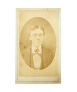 1880s CDV Photograph Handsome Man Hunter Holly Michigan Victorian Sagina... - $49.99