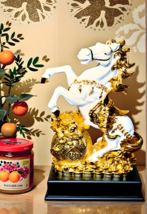 Buy Feng Shui Running Horse Statue for Home Decor &amp; Gifts - $101.65 CAD
