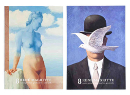 Bundle- 32 Assorted Rene Magritte Postcards - $918.18 MXN