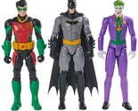 DC Comics, Batman Team Up 3-Pack, The Joker, Robin 12-inch Figures, Coll... - £37.75 GBP