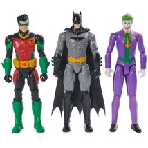 DC Comics, Batman Team Up 3-Pack, The Joker, Robin 12-inch Figures, Collectible  - £37.74 GBP