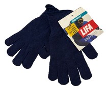 Vtg Helly Hansen Womens Large Lifa Bodywear Navy Blue Glove Liners NWT - £12.33 GBP