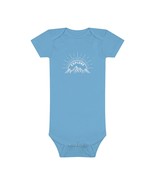 Baby Short Sleeve Onesie - 100% Cotton Rib with Expandable Lap Shoulder ... - £17.81 GBP