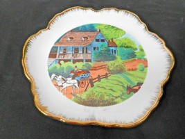 Currier &amp; Ives Golden Apricot &quot;American Homestead Summer&quot; Made in Korea - £9.95 GBP