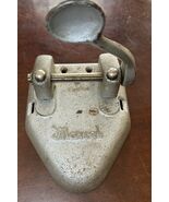 Vintage Wilson Jones Co. Marvel 2 Hole Paper Punch Cast Iron Chicago USA - $11.88