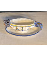 Henriot Quimper French Hand Painted Fish Gravey Bowl w/ Attached Saucer ... - £95.12 GBP