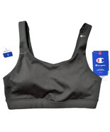 Champion B2305 Soft Touch Eco Sports Bra Size S Black Moisture Wicking Moderate - $27.06 CAD