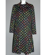 VTG Pomette 2-Pc Sleeveless Abstract Design Black Dress &amp; Jacket/Top Wm&#39;... - $67.00 CAD