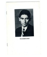 The Hunger Artist Program The John Kennedy Center  1987 Franz Kafka  - £19.45 GBP