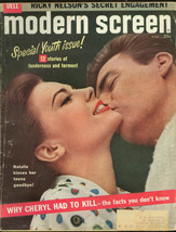 Modern Screen Magazine August 1958 Natalie Wood Rick Nelson Vg - £42.96 GBP