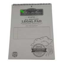 Rite In The Rain All Weather Legal Pad 8.5&quot; x 11&quot; Gray Cover Legal Pattern LP785 - £19.83 GBP