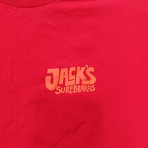 Jacks Surfboards Men's Red Cotton Short Sleeve Graphic T Shirt Size Large  image 9