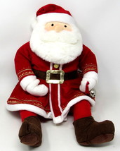 Polar Express Santa Bell Speaks Plush Hallmark 12 in Sitting US Seller C - £25.22 GBP