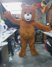 New Bear Movie Mascot Animal Character Costume Cosplay Halloween Party E... - £307.70 GBP