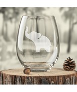 Elephant Trunk Up Etched Glasses - Wine, Champagne, Pint Glasses, Shot G... - $467.85 MXN+