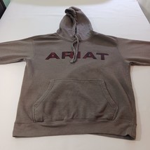 Ariat Women’s Women's Gray Cotton Blend Pullover Hoodie Sweatshirt Chest 48" image 13