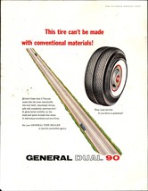 1958 Vintage General Dual 90 Tires Print Ad nostalgic e3 - $24.11